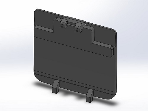 3D-Modell Batterieabdeckung