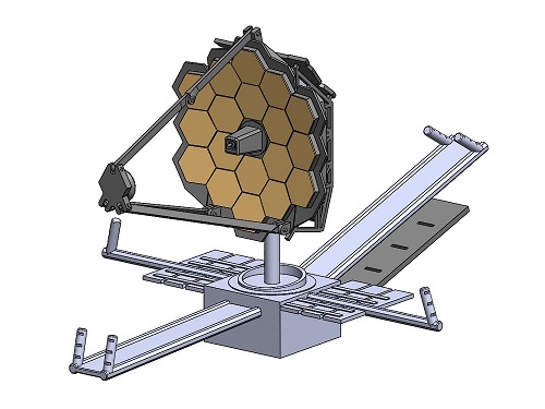 3D-Modell JWST